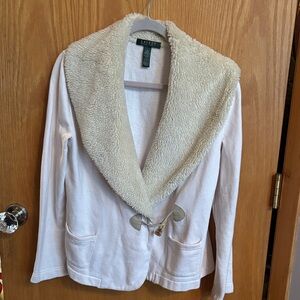 Lauren Ralph Lauren Women's Tan Teddy Jacket